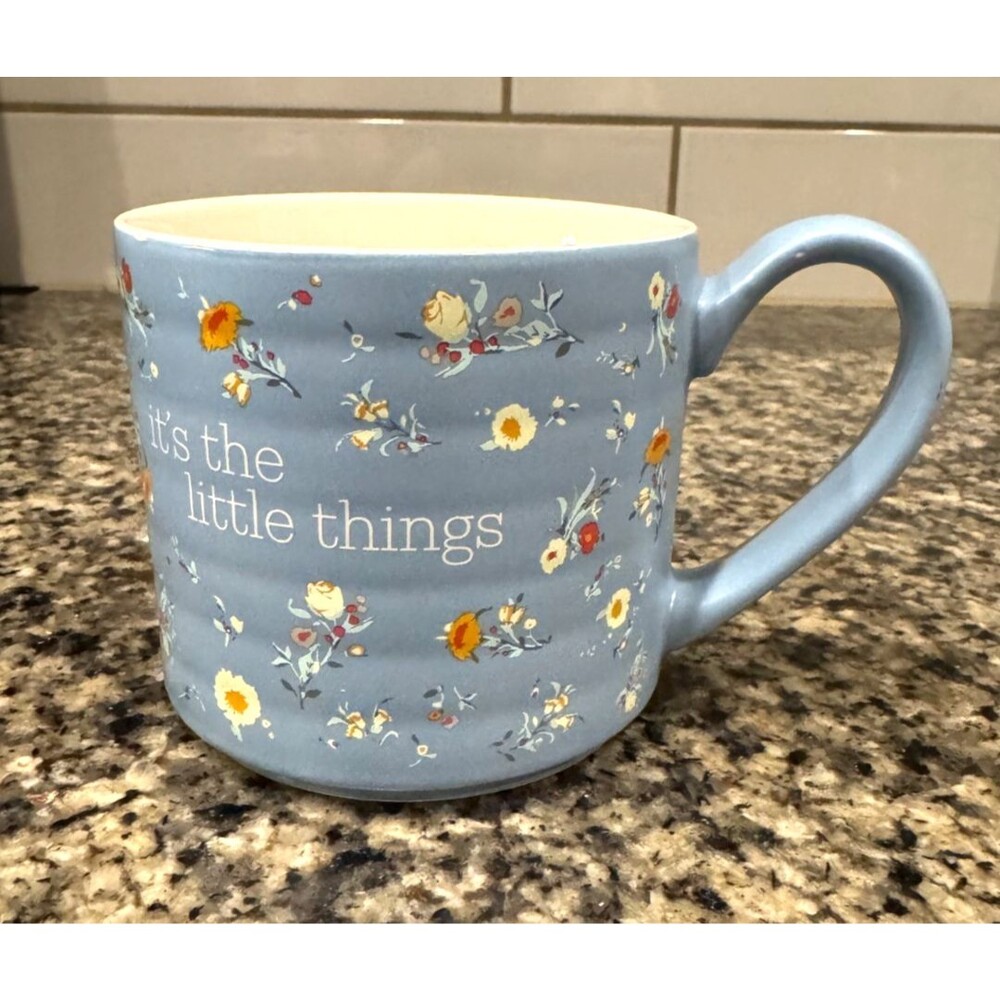 Threshold™ 15oz Stoneware "It's The Little Things" Spring Floral Mug Coffee Mug